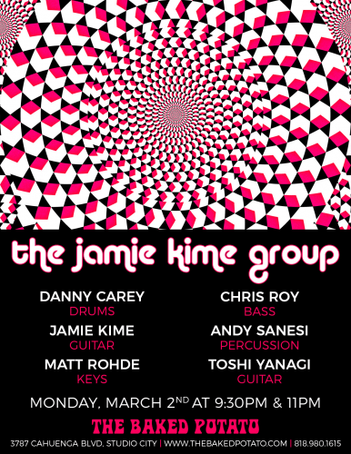 REMINDER: DANNY WITH JAMIE KIME BAND AT THE ‘TATOR”