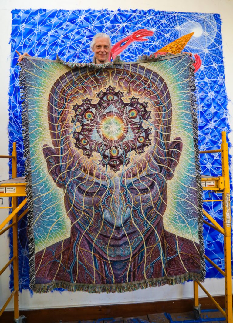 NEW ALEX GREY BLANKET AVAILABLE MAY 19 Danny Carey