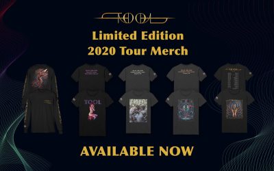 ON SALE NOW LIMITED TOOL SPRING 2020 TOUR MERCH