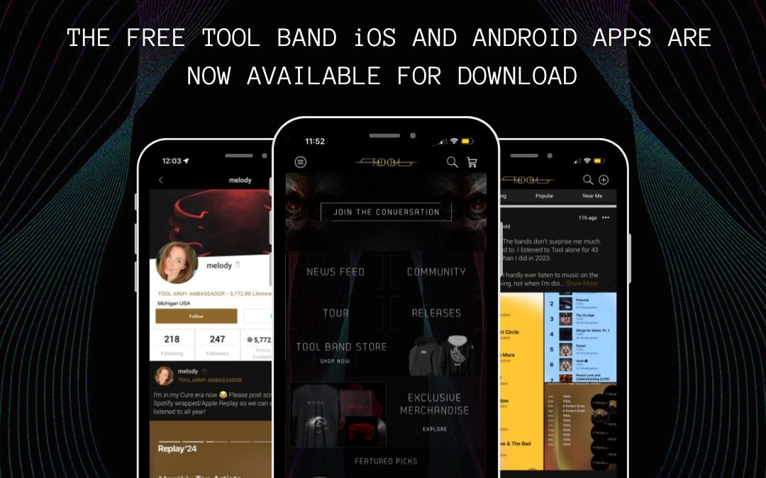 TOOL BAND iOS and ANDROID APP