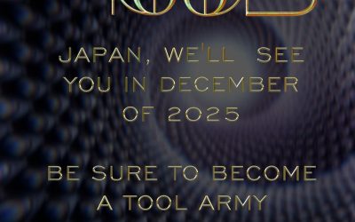 TOOL COMING TO JAPAN IN DECEMBER