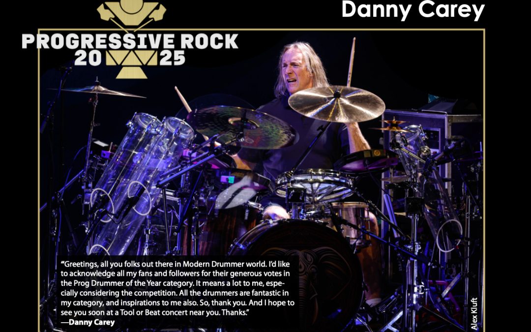 DANNY WINS MODERN DRUMMER POLL
