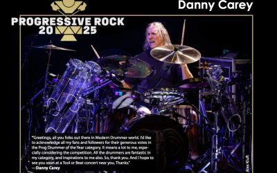 DANNY WINS MODERN DRUMMER POLL