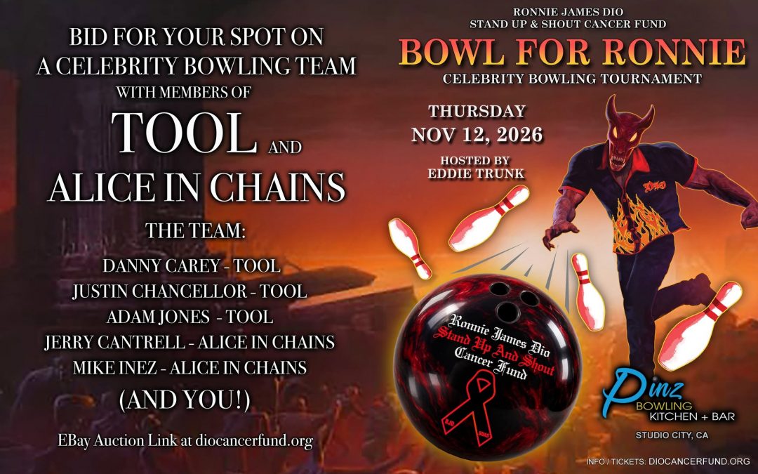 RONNIE JAMES DIO “STAND UP AND SHOUT” CANCER FUND