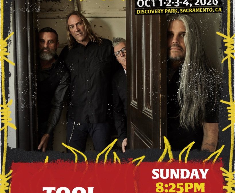 TOOL HEADLINING AFTERSHOCK FESTIVALON SUNDAY, OCTOBER 4